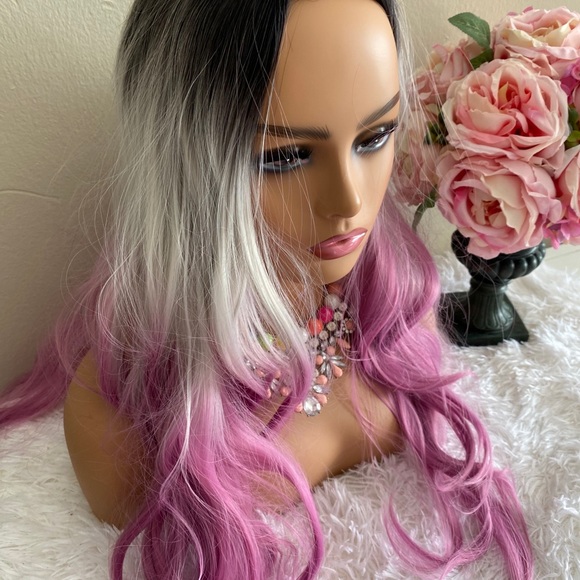 New ombré purple wig - Picture 2 of 4